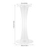 TFCFL Flower Stand, Set of 2 Clear Acrylic Pedestal, Tall Vases Geometric Vase Flower Rack Decor Backdrop Geometric Flower Vase for Wedding Event Party Props, Home Decor (30*25*60cm) view 2