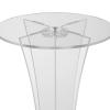 TFCFL Flower Stand, Set of 2 Clear Acrylic Pedestal, Tall Vases Geometric Vase Flower Rack Decor Backdrop Geometric Flower Vase for Wedding Event Party Props, Home Decor (30*25*60cm) view 3