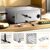 KOTEK Pizza Oven Countertop, 1450W Stainless Steel Electric Pizza Baker Oven with Insulated Handle & Removable Crumb Tray, Auto Shut-Off Timer, Commercial Pizza Maker for Kitchen Restaurant Home view 4