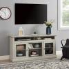 60'' TV Stand with Open and Closed Storage Space,Television Stands Modern Entertainment Center for TVs up to 65 Inch Media Storage Console Table TV Cabinet for Living Room,Bedroom (Stone Gra) view 3