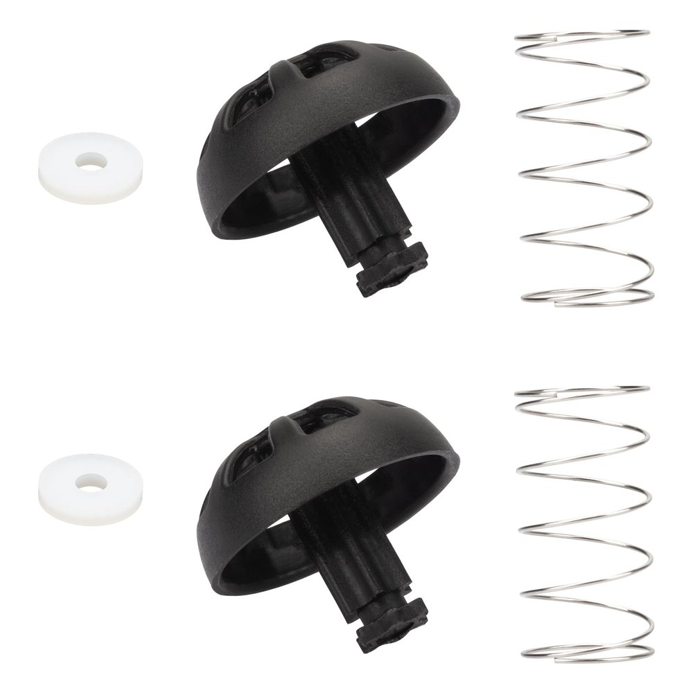 2-Pack Coffee Machine Brew Basket Bottom Spring Loaded Stopper Kits Fits for Mr Coffee Black and Decker Hamilton Coffee Maker Parts, Replace 990117900 990237500 185774-000-000 112435-000-000