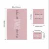 Blush Pink Positive Bathroom Towel Set,Microfiber Bath Kitchen Beach Hand Dish Towels Set,Quick Dry Luxury Soft Decorative Towels+Set Clearance Bulk Accessories Decor(3-PC) Black White Energy Word view 4