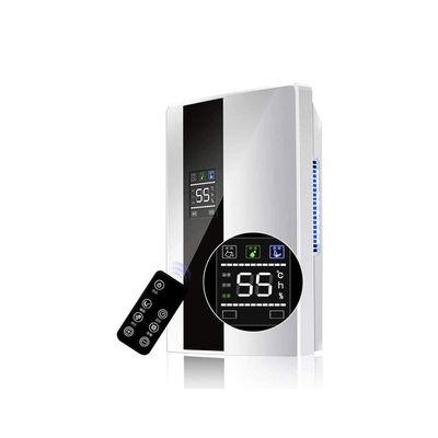 CARUTU Dehumidifier,Powerful Mid-Size Thermo-Electric Intelligent Dehumidifier - for Small Spaces of Up to 100 Square Feet,Humidity Setting,Sleep Mode Double,Refrigeration Device