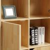 CraftThink Bookcase, Natural Pine Wood Cube Storage Organizer, Wooden Closed Back Bookcase Standard Natural Bookshelf with Shelves - 27.5" L x 12" W x 59" H Cabinet Not Included, Drawer Not Included view 4
