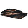 Christmas Deer Bathroom Towel Set,Microfiber Bath Kitchen Beach Hand Dish Towels Set,Quick Dry Luxury Soft Decorative Towels+Set Clearance Bulk Decor(3-PC) Forest Xmas Aesthetics Starry Elk view 2