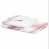 Blush Pink Pumpkin Bathroom Towel Set,Microfiber Bath Kitchen Beach Hand Dish Towels Set,Quick Dry Luxury Soft Decorative Towels+Set Clearance Bulk Decor(3-PC) Thanksgiving Eucalyptus Leaves view 2