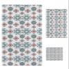 Green Flower Bathroom Towel Set,Microfiber Bath Kitchen Beach Hand Dish Towels Set,Quick Dry Luxury Soft Decorative Towels+Set Clearance Bulk Decor(3-PC) Boho Geometric Abstract Minimalist Floral view 1