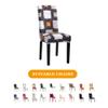 Sufdari Dining Chair Covers,Kitchen Chair Cover,Parsons Chair Slipcover,Spandex Chair Protectors for Dining Room Stretch Chairs Cover Set of 4 -Orange Square view 4