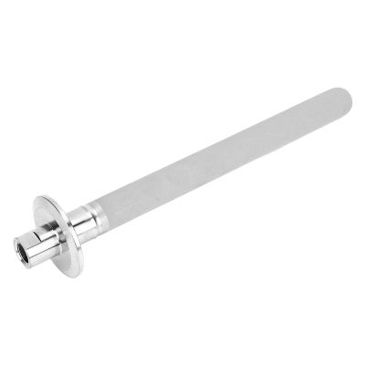 QANYEGN 8in Stainless Steel Carbonation Stone, Aeration Oxygenation Stone with Gas Inlet, Suitable for Beer Homebrew