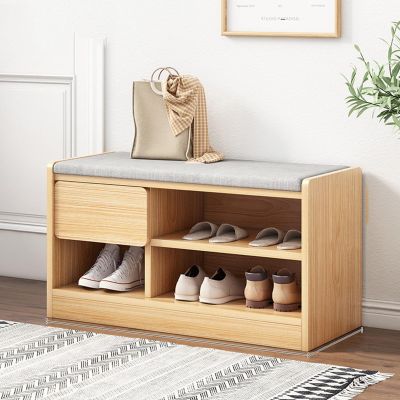 CINVSERW Simple Shoe Cabinet for Home Use 241318inch, Shoe Rack at The Door, Large-Capacity Storage Rack, Economical Shoe Changing Stool