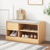 CINVSERW Simple Shoe Cabinet for Home Use 241318inch, Shoe Rack at The Door, Large-Capacity Storage Rack, Economical Shoe Changing Stool view 1