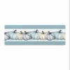 PRINT PICTURE ARTHOME Bathroom Rugs Non-Slip Runner Mats for Home Decor, Absorbent Rug Quick Dry Bath Shower Mat for Floor - Fall Thanksgiving Blue Pumpkins Kitchen Floor Mat 20"x63" view 1