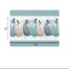 PRINT PICTURE ARTHOME Bathroom Rugs Non-Slip Runner Mats for Home Decor, Absorbent Rug Quick Dry Bath Shower Mat for Floor - Fall Thanksgiving Blue Pumpkins Kitchen Floor Mat 20"x63" view 3