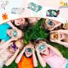 Shappy 30 Pieces Cardboard Folding Binoculars with Coloring Markers view 3