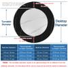 Round Wooden Lazy Susan Turntable For Dining Table, 20 24 28 32 36 39 In Tabletop Rotating Serving Plate, Smooth Rotation Easy To Share Food Rotating Plate view 2