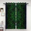 ZYMECH Black Paraban para Dividir Espacio, Dark Background Geometric Room Divider Door Cortinas para Separar Cuartos 55in Width by 72in Height view 1