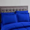 AHJ Beddings Royal 600 Thread Count Twin Size 6 Piece Bed in a Bag (500GSM Fiber Fill Comforter, 15" Deep Pocket Sheet Set and Bed Skirt) 100% Egyptian Cotton - Egyptian Blue Stripe view 2