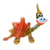 Glass Dinosaur Figurine Hand-Blown Murano-Style Sculpture Collectible Dinosaur Ornament for Shelf or Desk Gift for Dino Lovers & Home Dcor view 1