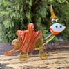 Glass Dinosaur Figurine Hand-Blown Murano-Style Sculpture Collectible Dinosaur Ornament for Shelf or Desk Gift for Dino Lovers & Home Dcor view 3