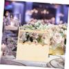 EXCEART 2pcs Wooden Unfinished Handheld Flower Craft Storage for Wedding Favors Party Supplies and Home Decor Natural Texture Easy Flowers and Treats view 2