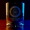 7.62 Design Personalized U.S. Army E-9 Sergeant Major 14 oz. Double Old Fashioned Glass - Made in the USA view 3