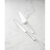 Lenox Silverware Serving Set, Portola 2-Piece Dessert Set, Serving Utensils, 18/10 Stainless Steel, Mirror Finish, Dishwasher Safe, Cake Knife & Cake Server, Dessert Serveware (Silver, 2 Piece) view 2