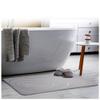Magic Stone Dove Gray Circles Pattern Bath Mat - Durable & Quick Dry Natural Pattern - Anti-Slip Bathroom Accessory - Includes Anti-Slip and Sanding Pad view 1