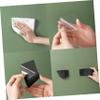 DOITOOL 9 pairs Wall- Pot Black Pots Storage Duty Supplies Organizers Brackets Hanger Wall Home Holders Cutting Pan Mounted Hooks Stand Cabinet Door Mount Metal Cupboard Board Cabinets view 3