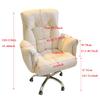 Computer Chair Ergonomic Office Chair, Desk Chair With Lumbar Support, High Back Adjustable Executive Office Chair With Swivel Rolling, Task Chairs With Arms ( Color : /Beige , Size : With foot rest ) view 2