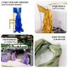 Efavormart 5 Pack Lavender Lilac Curly Willow Chiffon Satin Chair Sashes Covers view 4