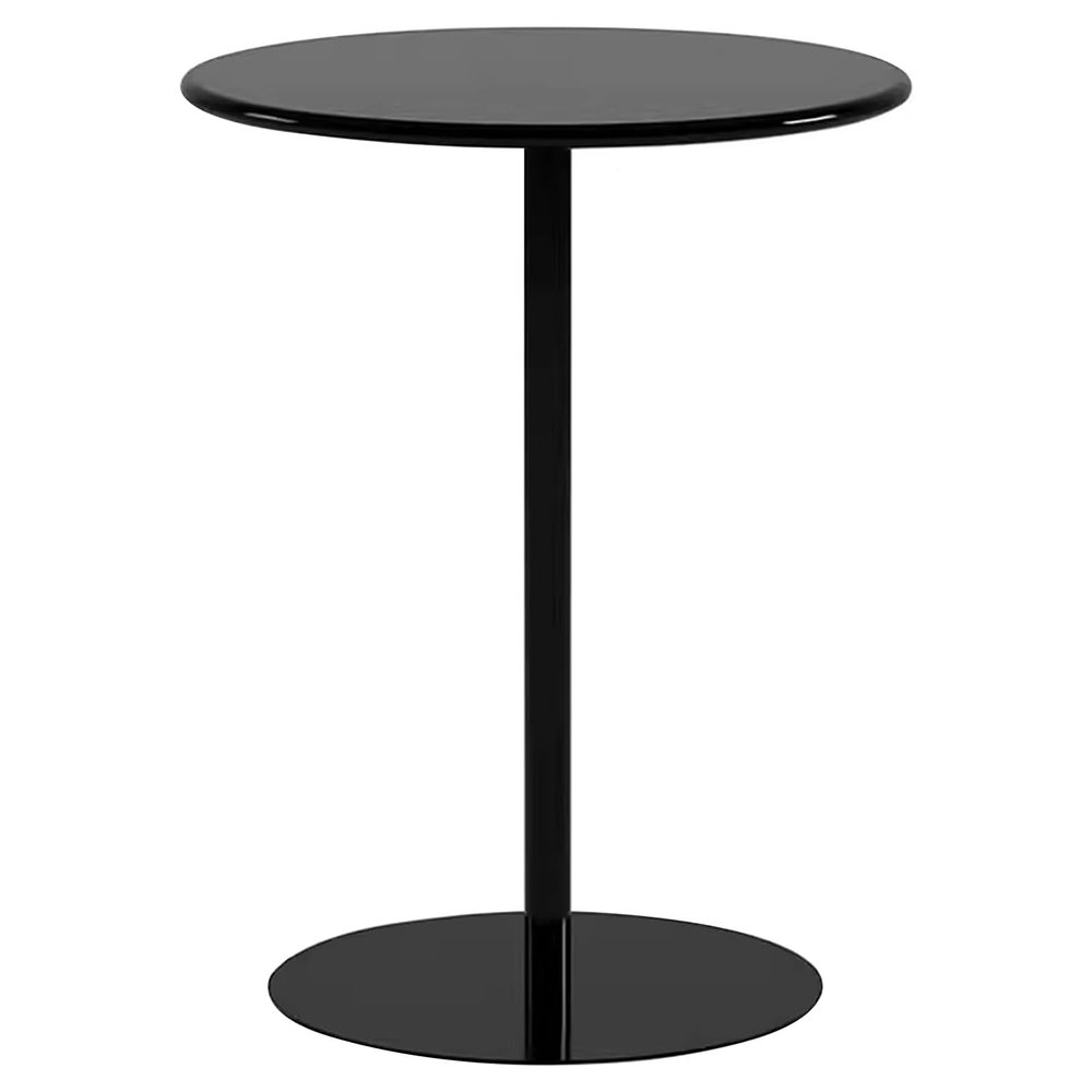 DMCHENGMA Round Cocktail Bar Table with Metal Base, Tall Pub Table, Counter Bar Height Table for Kitchen, Dining Room, Living Room, Easy Assembly Bistro Table (Size : 70x104cm)