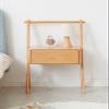 ATMRC Bedside Tabl Nightstand Solid Wood Children's Bedside Table Nordic Bedside Storage Side Table Bedroom Storage Locker Living Room view 2