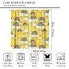 Abstract Boho Rainbow Curtain Boho Colorful Rainbow Lovely Moon Cloud Print Curtain Girl Bedroom Living Room Decorative Blackout Curtain W84 * L84 inch view 2