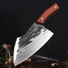 Meat Cleaver Knife, Handmade Forged Stainless Steel Kitchen Chinese Knives Chef Knife Meat Cleaver Slaughter Knife Vegetable Fruit Chopping Cutter view 1