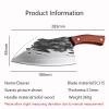 Meat Cleaver Knife, Handmade Forged Stainless Steel Kitchen Chinese Knives Chef Knife Meat Cleaver Slaughter Knife Vegetable Fruit Chopping Cutter view 2