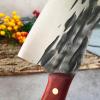 Meat Cleaver Knife, Handmade Forged Stainless Steel Kitchen Chinese Knives Chef Knife Meat Cleaver Slaughter Knife Vegetable Fruit Chopping Cutter view 4