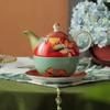 Teapot and Cup Set Tea For One Teapot And Cup Set Ceramics Teapot Small Cup Set Afternoon Tea Set With Christmas Gifts (Color : Green) view 4