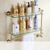 Gold Crystal Bathroom Accessories Bathroom Hardware Set Gold Soap Dish Towel Bar Paper Holder Toilet Brush Holder,JLG16 view 1