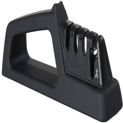 CAFFIA Upgraded Kitchen Knife Sharpener,Stage Knife Sharpener to Restore Non-Serrated Knife Blades Quickly, Safely, and Easy to Use for Kitchen,Camping & Hiking