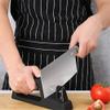 CAFFIA Upgraded Kitchen Knife Sharpener,Stage Knife Sharpener to Restore Non-Serrated Knife Blades Quickly, Safely, and Easy to Use for Kitchen,Camping & Hiking view 2
