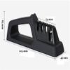 CAFFIA Upgraded Kitchen Knife Sharpener,Stage Knife Sharpener to Restore Non-Serrated Knife Blades Quickly, Safely, and Easy to Use for Kitchen,Camping & Hiking view 4