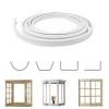 White Flexible Bendable Ceiling Curtain Track, Ceiling Track Ceiling Mount, Aluminum Alloy Material Is Not Easy To Break, For Windows, Bedrooms, Perfect Room Dividers ( Color : White , Size : 4m/13ft view 2