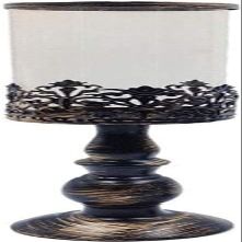 Candelabra Vintage Style Home Decoration Candle Stick Wedding Decorations Candle Lantern for Dining Table Tea Light Romantic Gifts (Size : L)