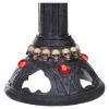 DHAEY Candelabra Halloween Skull Candle Stick Holders Scary Resin Skull Candle Ornament Halloween Party Decoration Props Tea Light Romantic Gifts view 4