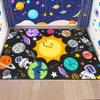 kodhyvj Outer Space Rug - Cute Universe Planet Rug for Boys Bedroom Cartoon Galaxy Themed Solar System Carpet Space Nursery Decor for Kids Room Classroom 2.5x4 Feet view 4