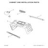 Kircuit Replacement Part for Whirlpool Microwave WMH53521HZ Series, Part 5A GRILLVENT of Cabinet and Installation Parts view 2