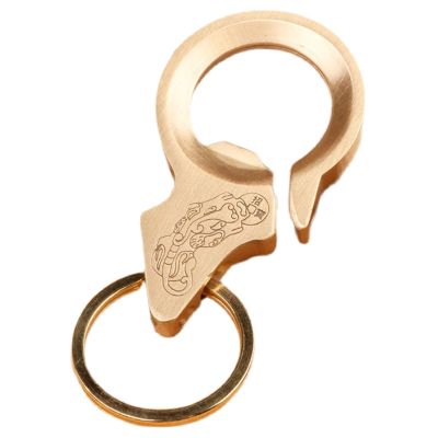 LIANXUE Brass Bottle Opener Keychain Bottle Opener Keyring Mini Bottle Openers Keys for Men WomenSmall and Practical Brass