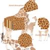 40Pcs Giraffe Print Party Napkins - Jungle Animals Themed Disposable Paper Napkins Giraffe Print Birthday Parties, Safari Animal Celebrations, Jungle Animal Theme Baby Baptisms Party Supplies view 3