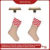 Sunshane 6 Pieces Christmas Stocking Holders Mantel Stocking Hanger Hooks Fireplace Mantle Metal Hang Bases for Xmas Party Decorations (Bronze) view 3