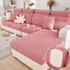 Magic Sofa Covers, Solid Color Interior Magic Sofa Covers, 2023 New Wear-Resistant Universal Sofa Cover, Stretch Sofa Covers (Back Cover, Pink) view 1